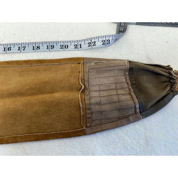 Vintage Bohochic Coastal Cowgirl Wide Suede and Leather Belt Bohemian Hippie main image 6